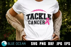 Tackle Cancer Svg, Breast Cancer Svg, Cancer Product Image 2