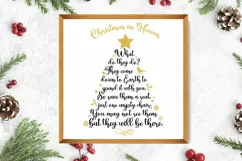 Christmas in heaven SVG, Memorial Christmas SVG Product Image 2