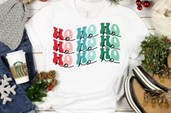 Ho Ho Ho SVG, Christmas Svg, Retro Christmas SVG, Christmas Product Image 2