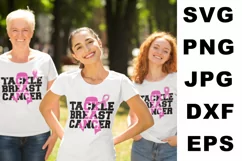 Tackle Breast Cancer Svg, Breast Cancer Svg, Breastcancer Product Image 2