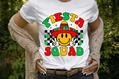 Fiesta Squad SVG, Fiesta SVG, Cinco de mayo SVG, Mexican Product Image 3