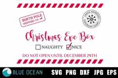 Christmas Eve Box SVG, Christmas Eve Crate SVG, Christmas Product Image 2
