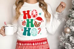 Ho Ho Ho SVG, Christmas Svg, Retro Christmas SVG Product Image 2