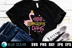 100 flamazing days SVG, 100 days SVG, Digital SVG Files Product Image 2