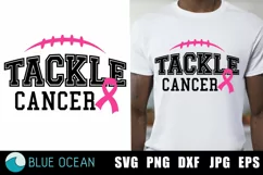 Tackle Cancer Svg, Breast Cancer Svg, Cancer Product Image 3