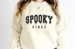 Spooky vibes SVG, Spooky season SVG, Halloween svg, Spooky Product Image 3