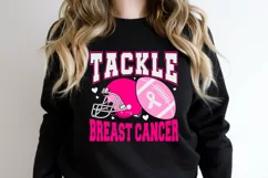 Tackle breast cancer SVG, Breast Cancer Awareness Svg Product Image 3