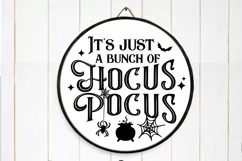 Hocus Pocus Sign SVG, I'ts just a bunch of Hocus Pocus Product Image 4