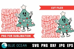 Merry Everything and happy always PNG, Tis the season Product Image 3