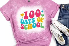 100 days of school SVG, 100 days PNG, Happy 100 days shirt Product Image 3