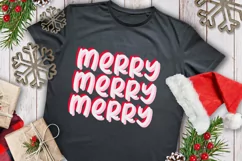 Merry merry merry SVG, Merry Christmas PNG, Merry Christmas Product Image 3