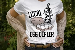 Local Egg Dealer SVG, Egg Dealer SVG, Chicken SVG Product Image 3
