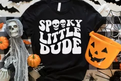 Spooky little dude SVG, Boy halloween SVG, Toddler hallowen Product Image 3