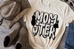 Momster SVG, Halloween mom, Funny halloween SVG, Spooky mom Product Image 3