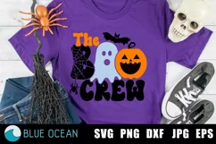 The BOO Crew SVG, Boo SVG, Halloween svg, Halloween shirt Product Image 2