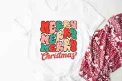 Merry merry merry Christmas SVG, Merry Christmas SVG Product Image 4