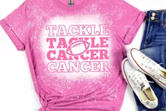 Tackle cancer SVG, Go fight SVG, Cancer awareness, Football Product Image 3