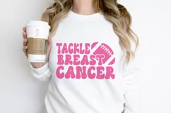 Tackle Breast Cancer Svg, Breast Cancer Svg, Football Cancer Product Image 3