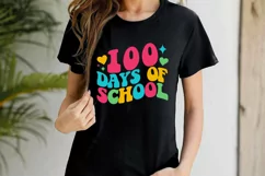 100 days of school SVG, 100 days PNG, Happy 100 days shirt Product Image 4