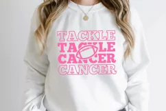 Tackle cancer SVG, Go fight SVG, Cancer awareness, Football Product Image 4