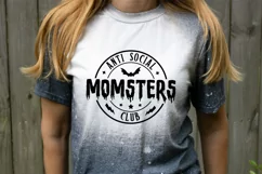 Anti Social Momsters Club SVG, Funny Halloween Svg, Momsters Product Image 4