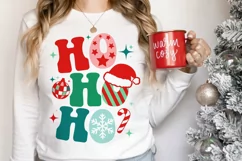 Ho Ho Ho SVG, Christmas Svg, Retro Christmas SVG Product Image 4