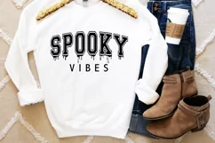 Spooky vibes SVG, Spooky season SVG, Halloween svg, Spooky Product Image 4