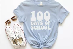 100 days of school SVG, 100 days SVG, Teacher shirt Product Image 4