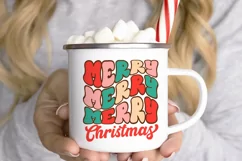 Merry merry merry Christmas SVG, Merry Christmas SVG Product Image 6
