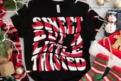 Sweet But a Little Twisted SVG, Groovy Christmas SVG Product Image 4