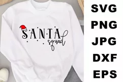 Santa Squad SVG, Santa squad shirt, Christmas shirt SVG Product Image 3