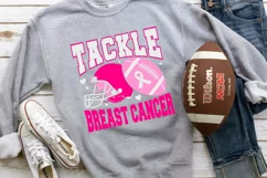 Tackle breast cancer SVG, Breast Cancer Awareness Svg Product Image 4
