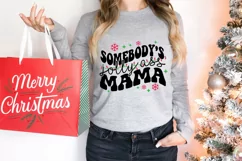 Somebody's Jolly Ass Mama SVG, Retro Christmas SVG Product Image 4