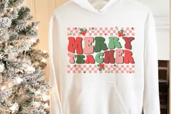 Merry Teacher SVG, Christmas Teacher svg, Teacher Christmas Product Image 4