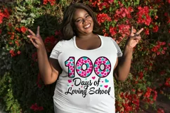 100 days of loving school SVG, 100 days of school SVG Product Image 4