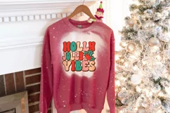 Holly Jolly Vibes SVG, Holly Jolly SVG, Groovy Christmas Product Image 5