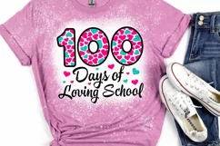 100 days of loving school SVG, 100 days of school SVG Product Image 5