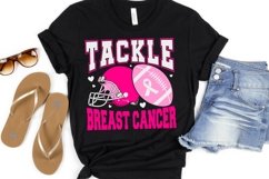 Tackle breast cancer SVG, Breast Cancer Awareness Svg Product Image 5