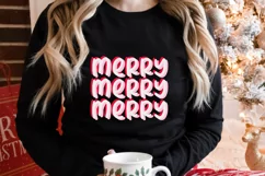 Merry merry merry SVG, Merry Christmas PNG, Merry Christmas Product Image 5