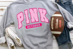 Pink October SVG, In October we wear pink SVG, Breast Cancer Product Image 5