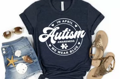 Autism awareness SVG, In April we wear blue SVG, Autism SVG Product Image 6