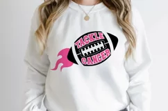 Tackle cancer SVG, Football SVG, Tackle Breast Cancer SVG Product Image 4