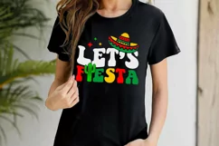 Let's fiesta SVG, Fiesta SVG, Cinco de mayo SVG, Mexican Product Image 3