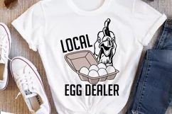 Local Egg Dealer SVG, Egg Dealer SVG, Chicken SVG Product Image 4