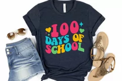 100 days of school SVG, 100 days PNG, Happy 100 days shirt Product Image 5