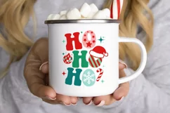 Ho Ho Ho SVG, Christmas Svg, Retro Christmas SVG Product Image 5