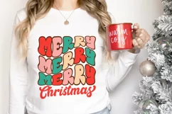 Merry merry merry Christmas SVG, Merry Christmas SVG Product Image 8