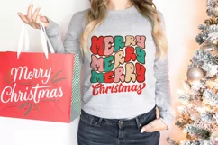 Merry merry merry Christmas SVG, Merry Christmas SVG Product Image 9
