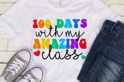 100 days with my amazing class SVG, 100 days of school SVG, Product Image 5
