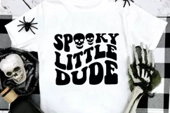 Spooky little dude SVG, Boy halloween SVG, Toddler hallowen Product Image 5